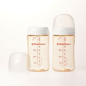 모유실감 3세대 PPSU 제뉴인화이트 240ml 트윈팩 (젖꼭지미포함)
